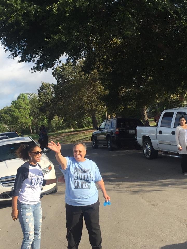 The community residents and former teachers cheered us on as we passed through the neighborhood.