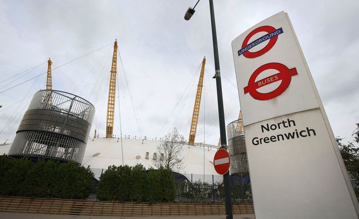 A 19-year-old man was arrested following the discovery of a suspicious item on a tube in north Greenwich on Thursday.