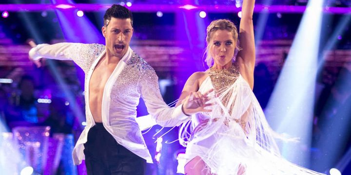 Laura is partnered with Giovanni Pernice on the show