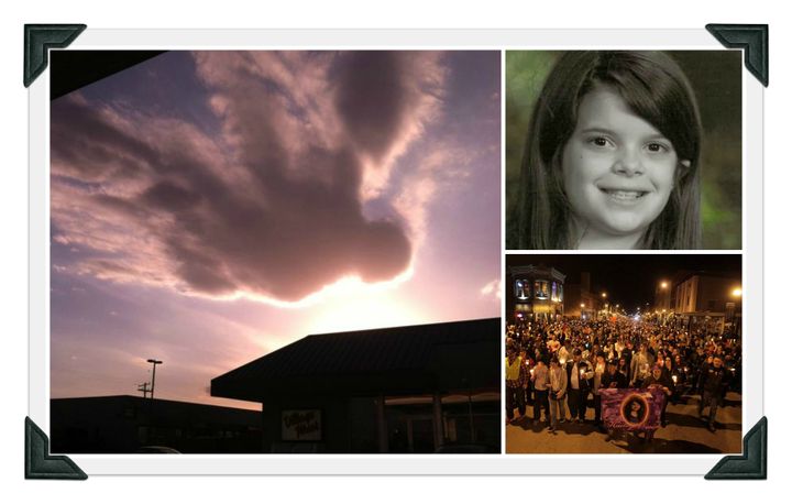Angelic Cloud Appeared at Hailey Owen's Memorial