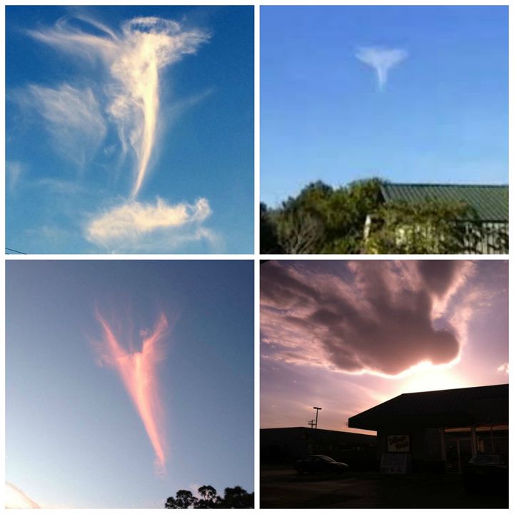 Recent Angelic Clouds Captured on Film