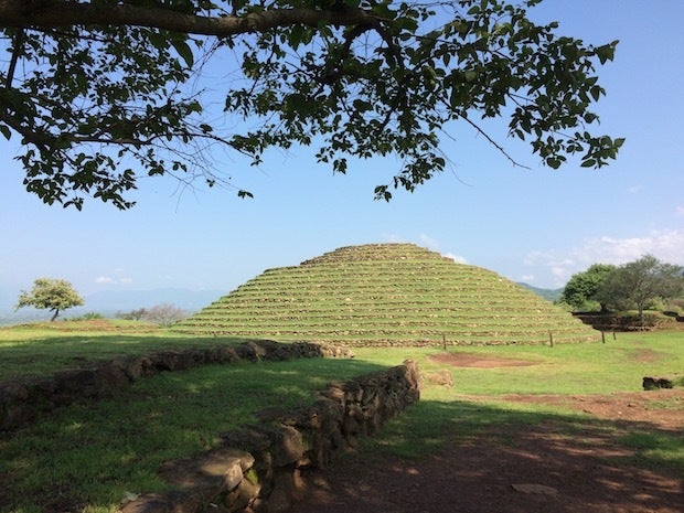 Ruins of Guachimontes in Mexico.