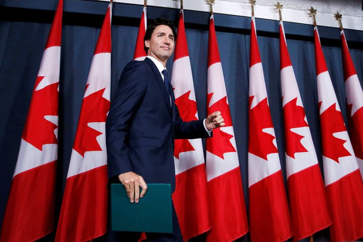 Canada's Prime Minister Justin Trudeau arrives at a news conference in Ottawa, Ontario, Canada, June 22, 2016.