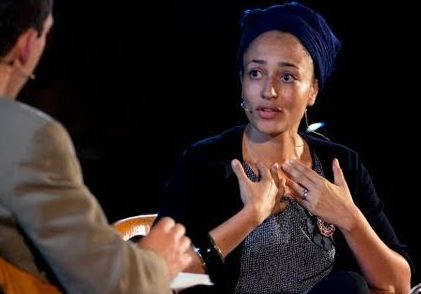 Paul Holdengraber & Zadie Smith, Photo Courtesy of LIVEfrom NYPL