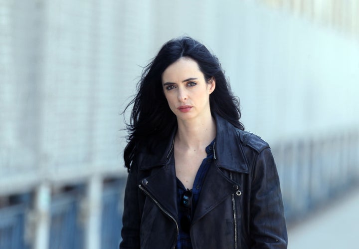 Krysten Ritter filming "Jessica Jones" on June 2, 2015 in New York City.