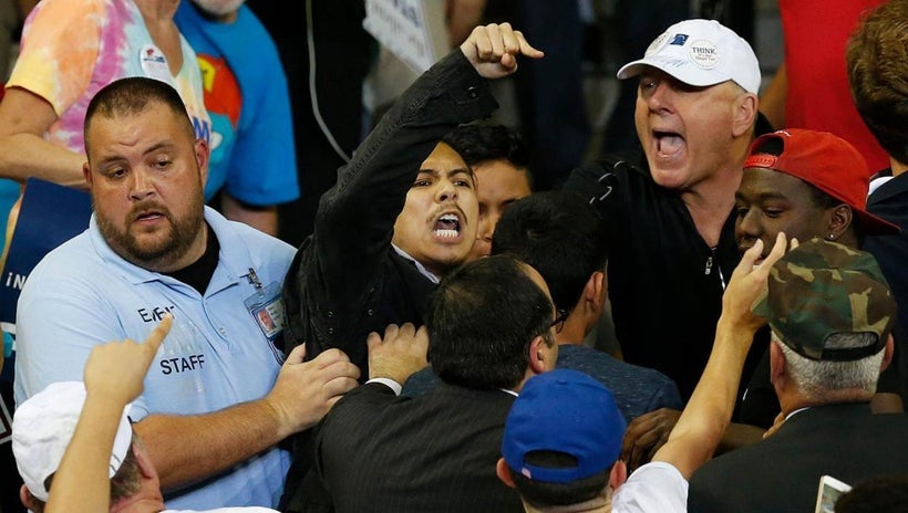 Do any of these people look like they’re being convinced?