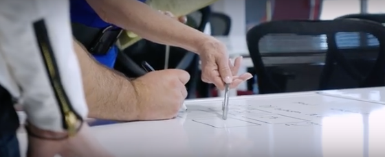Storyboarding helps your team or your client picture the visual sequence or “story” of the video along with the script.