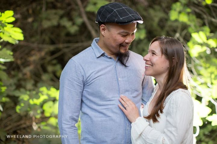 John Awesome and Nydia Hernandez got one heck of a surprise during their engagement shoot. 