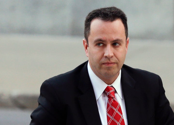 Former Subway pitchman Jared Fogle, seen here in November, was sentenced last year to 15 years in prison for his crimes. 