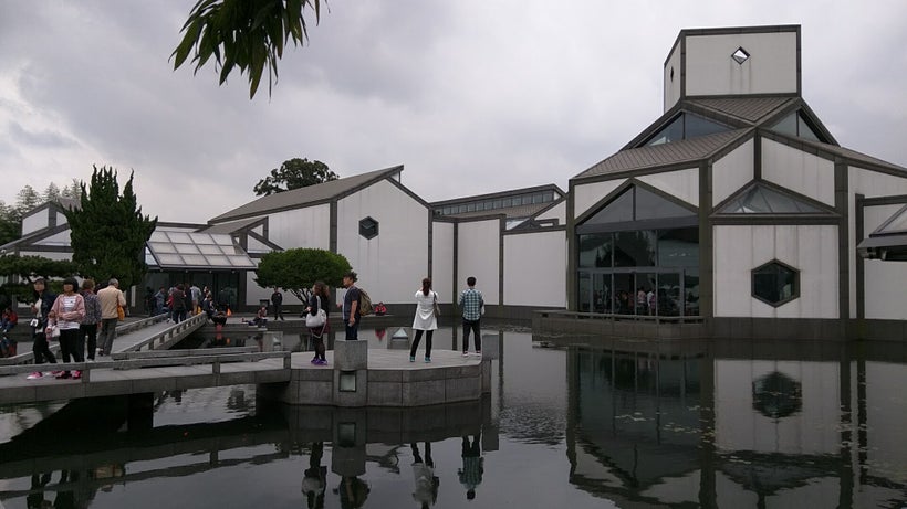 I.M. Pei designed the Suzhou Museum to reflect the local black and white architecture