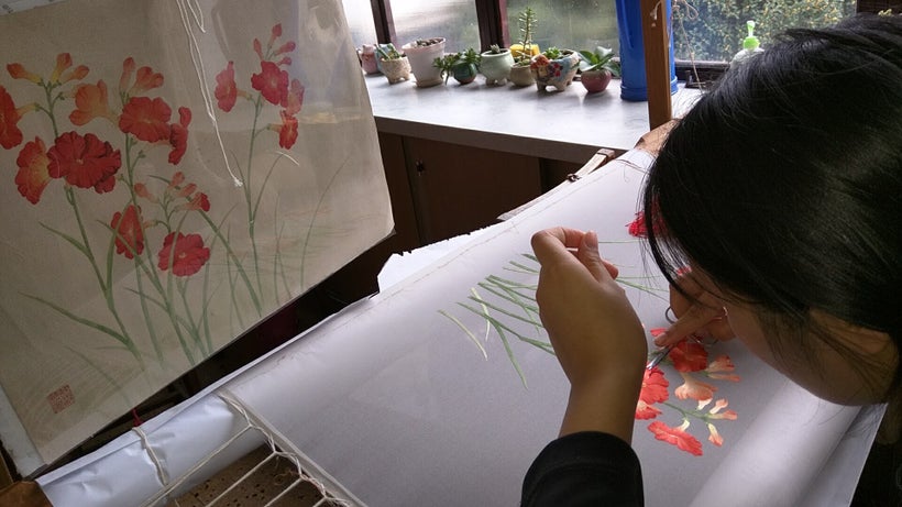 Fine embroidery is an art form in Suzhou