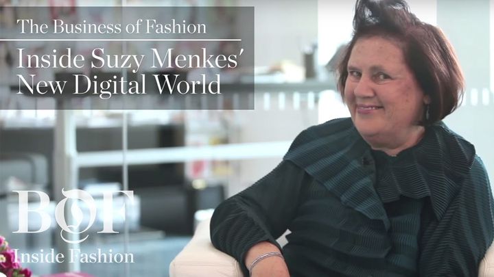 ‘Inside Suzy Menkes New Digital World’ with BusinessofFashion’s Inside Fashion. 