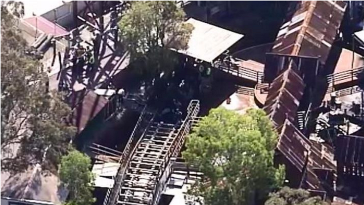 <strong>Helicopter picture from the scene.</strong>