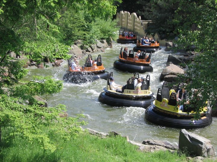 A general view of The Thunder Rapids.