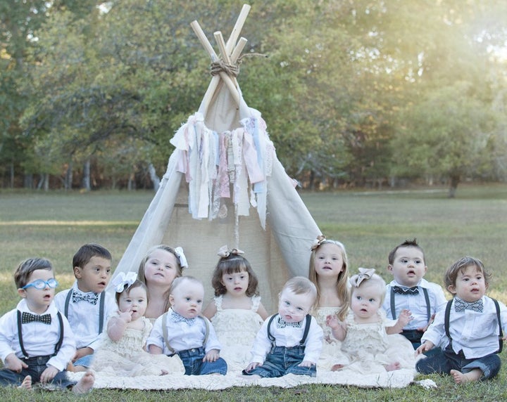 The 11 children in 2015.