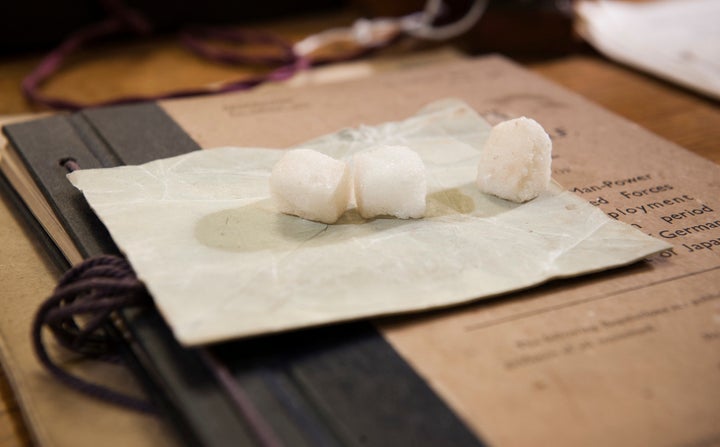 Sugar cubes found in the back of a drawer