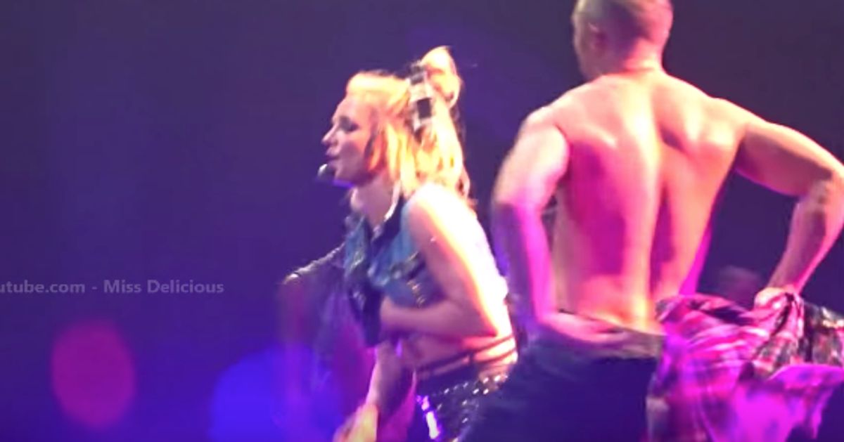 Britney Spears' Dancer Comes To Her Rescue After Wardrobe Malfunction
