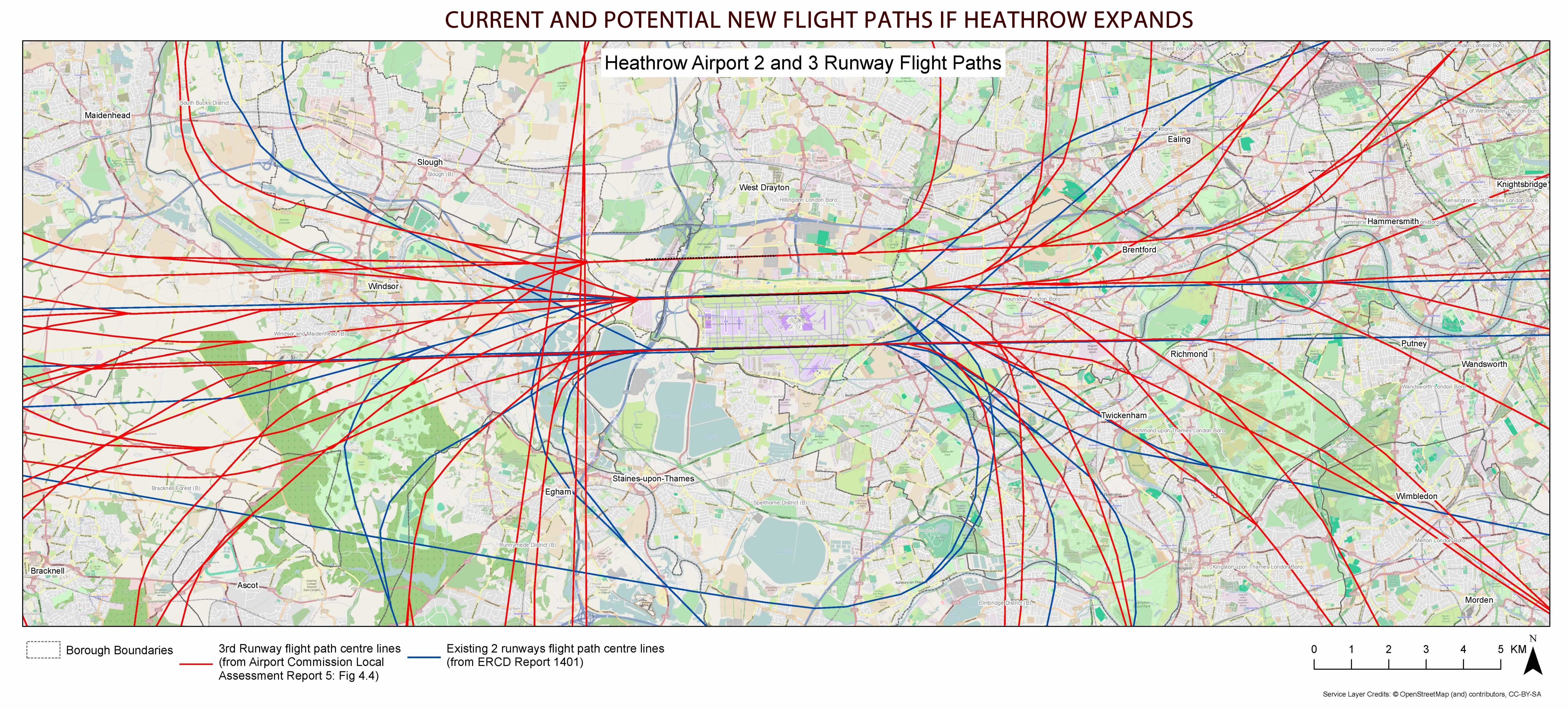 Heathrow Airport Third Runway Map Shows Who Will Be Affected By Flight ...