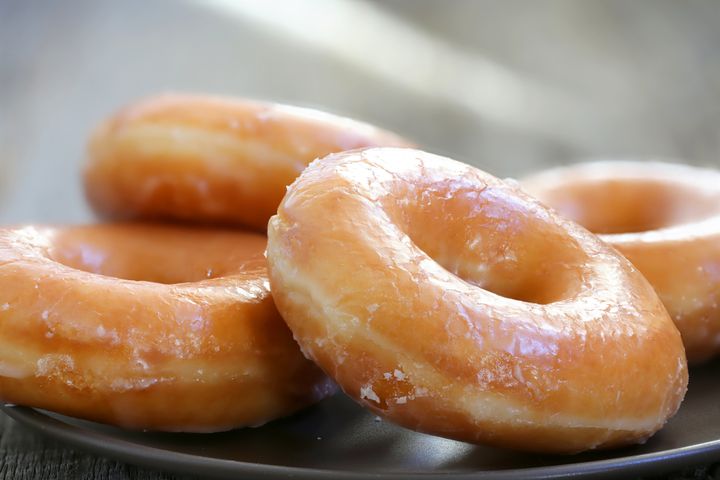 Glazed donuts are very delicious, and decidedly not crystal meth.