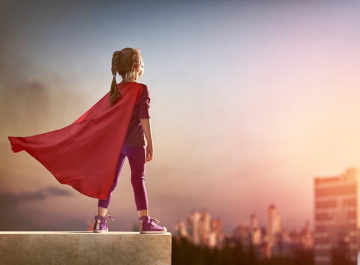 It’s possible that superheroes can help bridge the gap that pink-versus-blue toys have created.