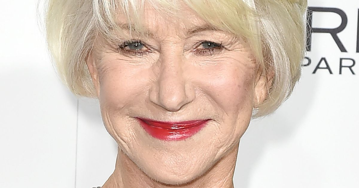 Helen Mirren Blesses The World With A Figure-Hugging Black Dress ...