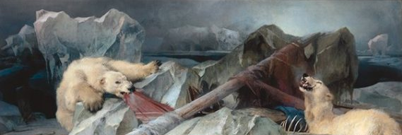 <strong>The grisly oil painting has hung in the university since it was founded in 1866 </strong>