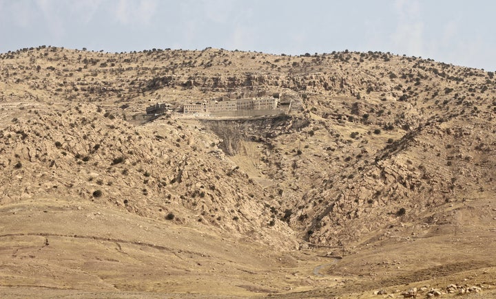 The view of Mar Mattai monastery, nestled on Mount Alfaf, in northern Iraq.&nbsp;