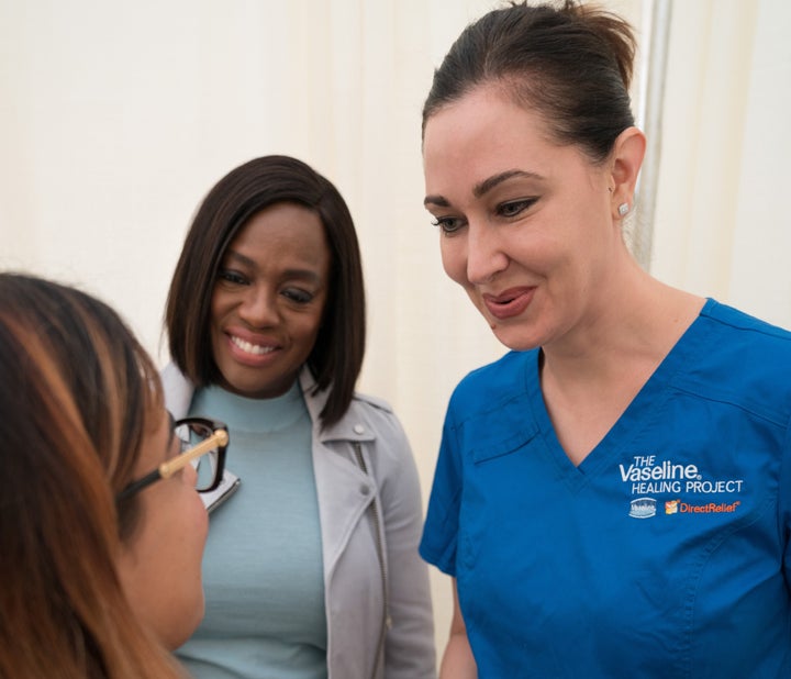 Viola Davis returned to her hometown to help provide the community with free healthcare guidance and screenings.