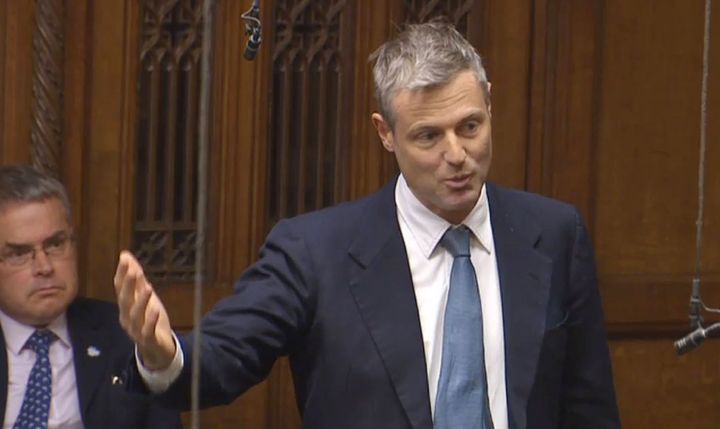 Zac Goldsmith speaks after a statement from Transport Secretary Chris Grayling on airport expansion in the House of Commons, London, as a third runway at Heathrow Airport has been given the go-ahead by the Government.