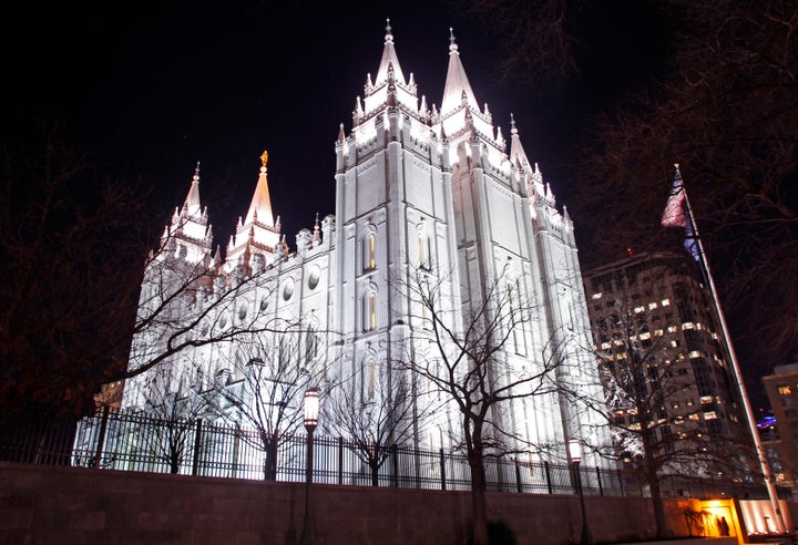 The LDS Church's Temple in downtown Salt Lake City, Utah.