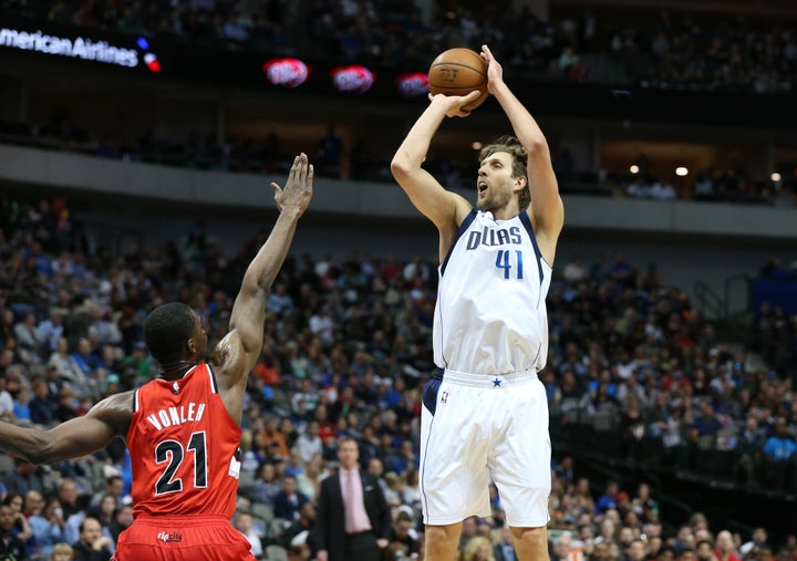 7-footer Dirk Nowitzki -- whom the Dallas Mavericks selected in the 1998 NBA Draft -- popularized the term "stretch" by becoming the league's first dominant big man shooter.