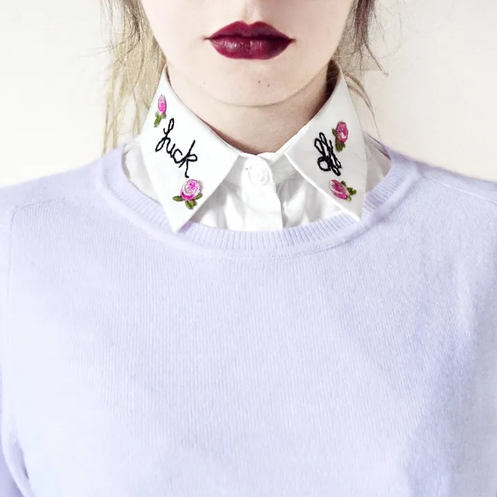 persecution unconditional probability These Delicate Embroidered Collars Are Worthy Of Any Badass Professional  Woman | HuffPost Life