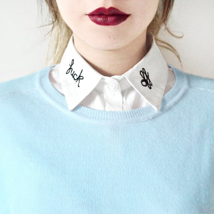 Fck Off Collar, $27.49+, Etsy