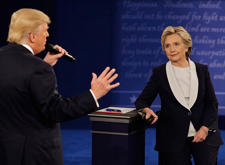 Donald Trump debates Hillary Clinton, St Louis