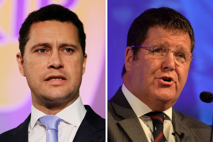 Woolfe, left, and Hookem, right, had a heated argument which spiralled out of control earlier this month