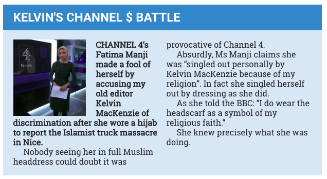 <strong>Trevor Kavanagh's column from Monday</strong>