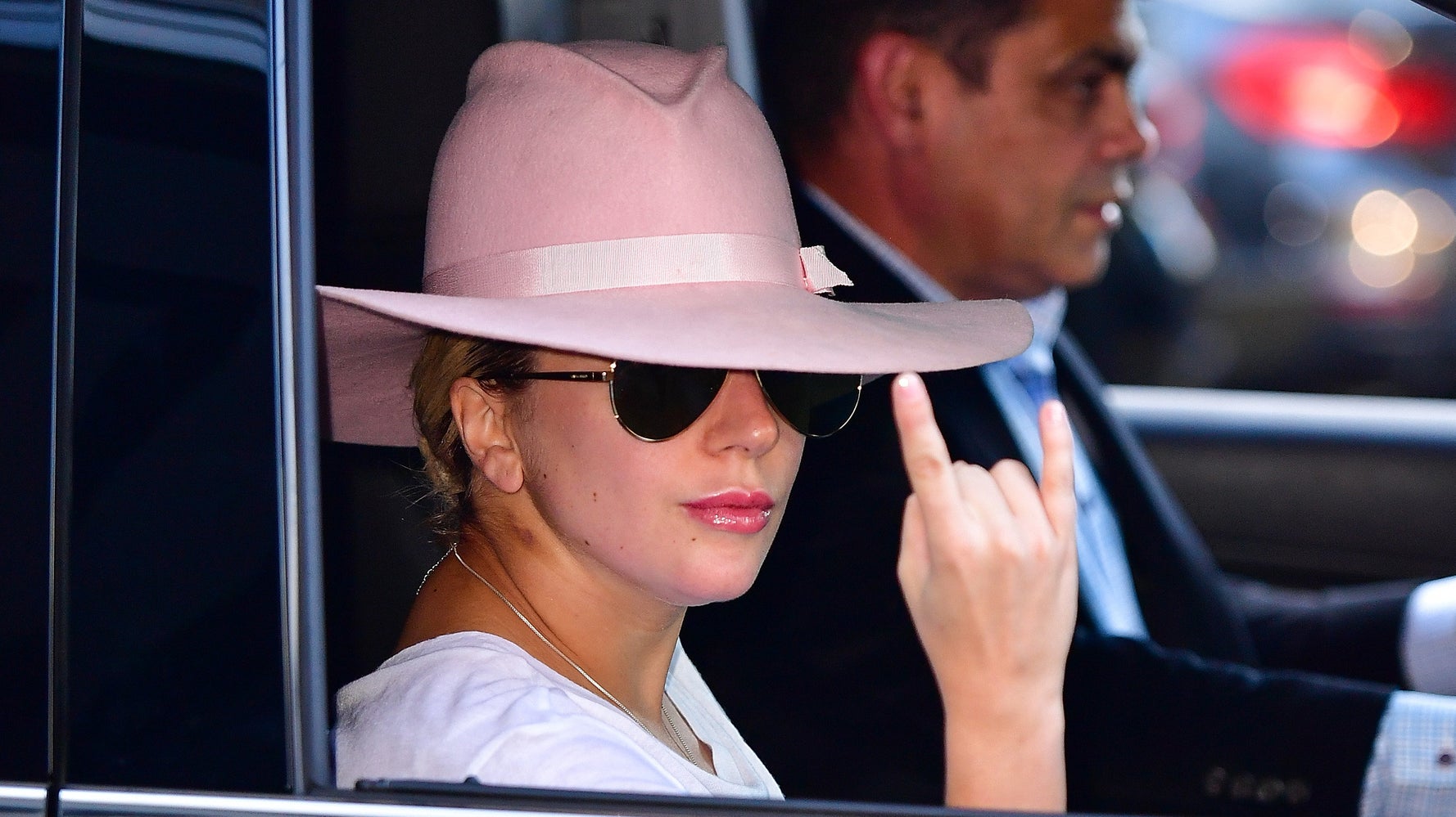 Lady gaga discount hat pink