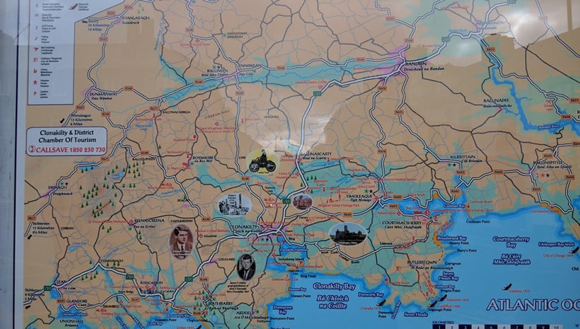 Map of local Michael Collins sites