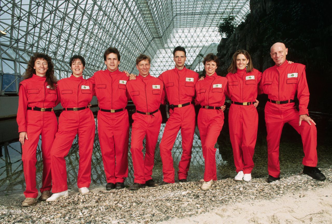 The first Biosphere 2 team, pre-enclosure.