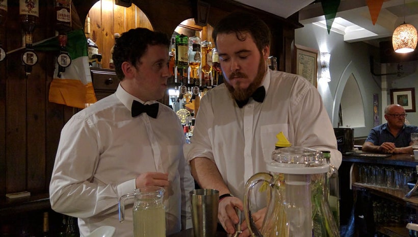 Bartenders concocted special drinks