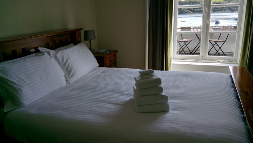 Some rooms in the castle now are B&B