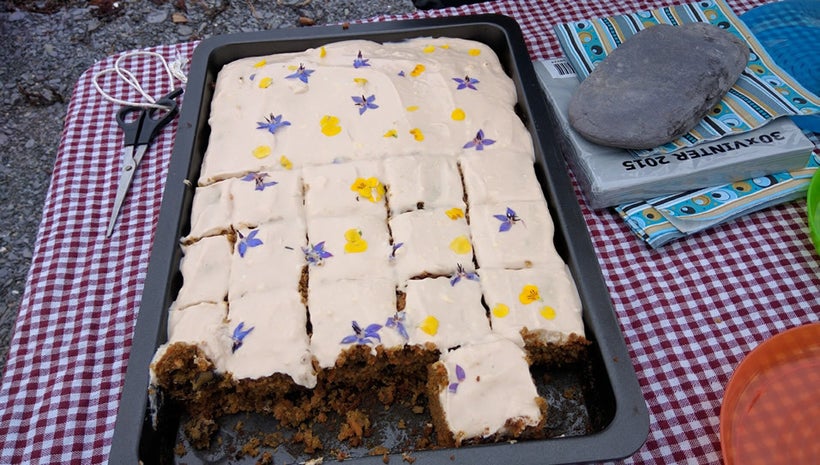 Seaweed sweetened carrot cake was a favorite snack