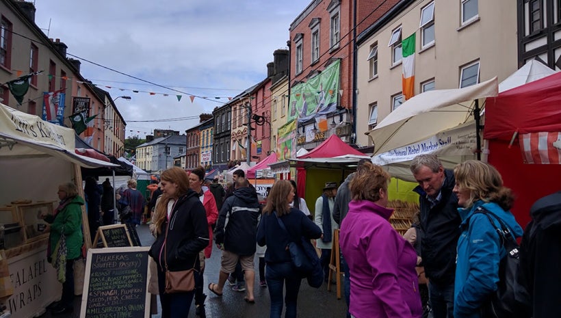 A Sunday market concluded the festival