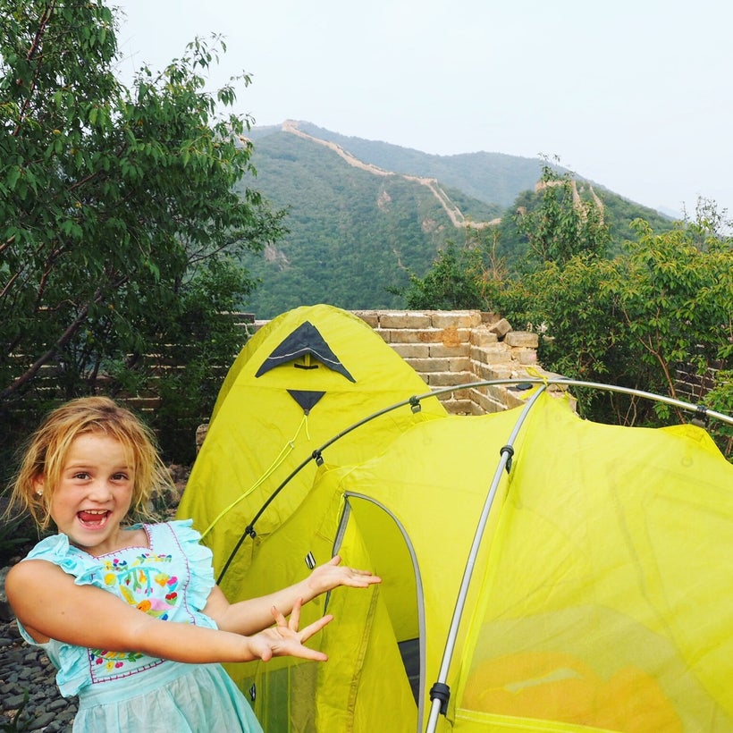 Our tent with a view
