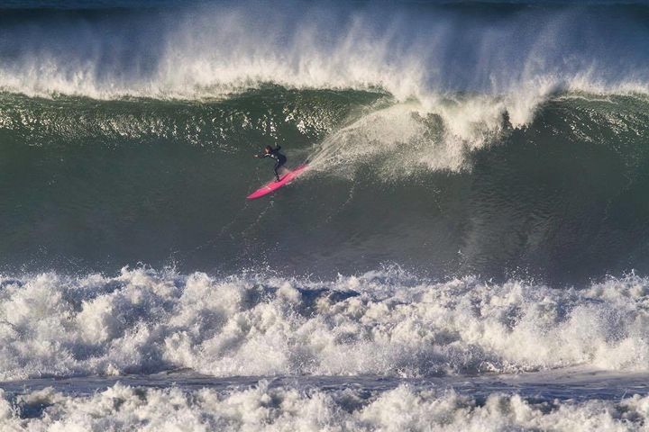 Bianca Valenti, pictured above, is no stranger to the monstrous waves that break at Mavericks in Half Moon Bay, California.