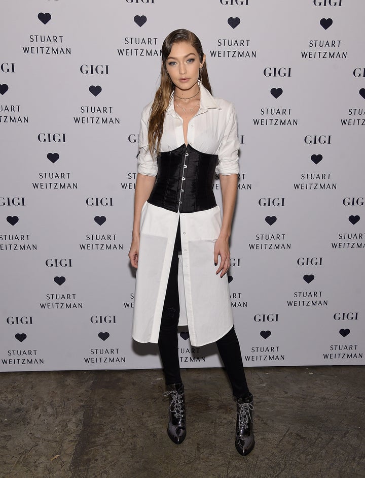 Gigi Hadid Makes A Case For The Ever-Polarizing Corset Trend