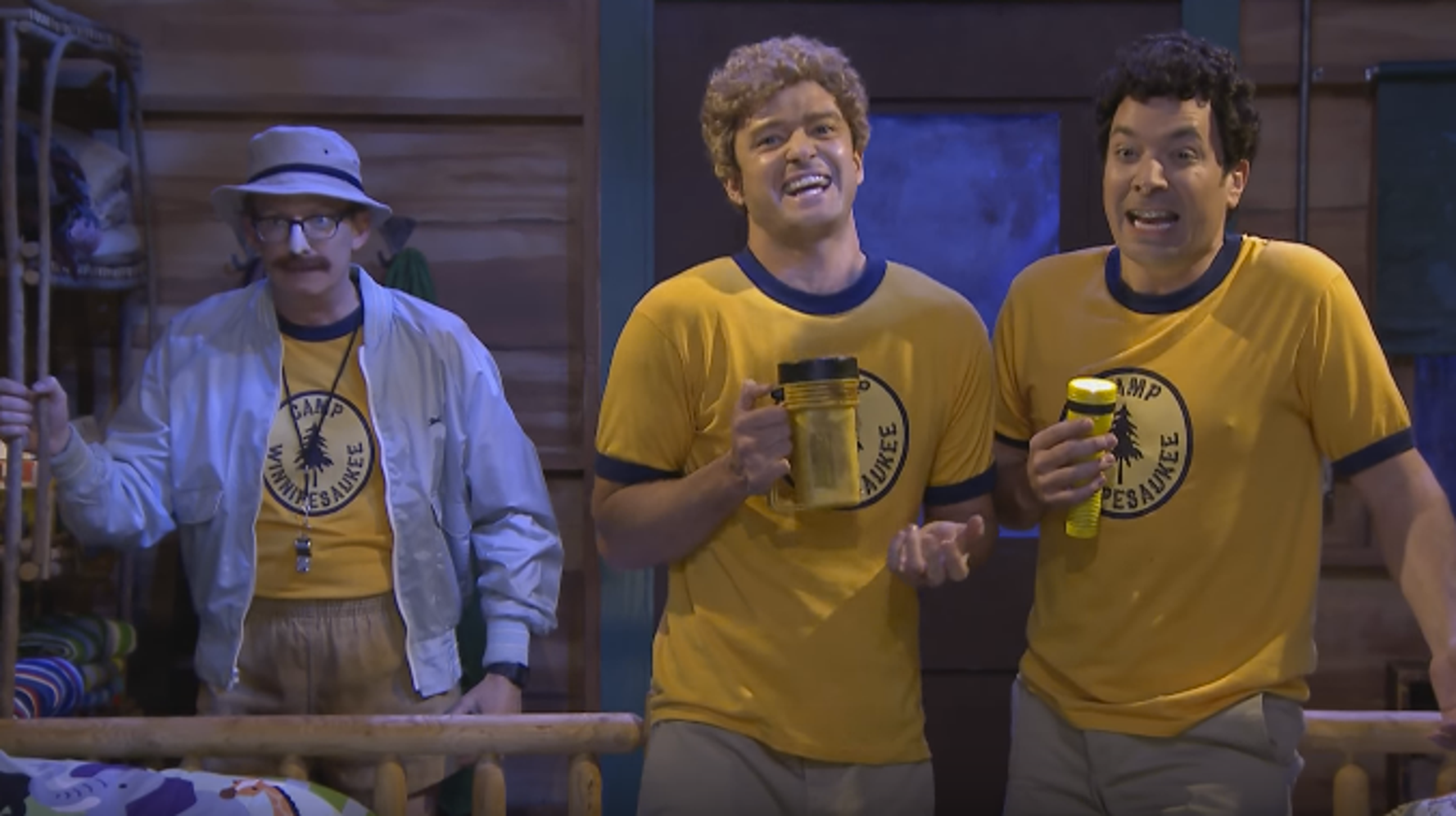 Isn't It Ironic Justin Timberlake & Jimmy Fallon Crack Up While Singing