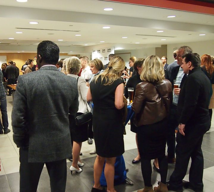 Guests mingle at Food For Action this year. 