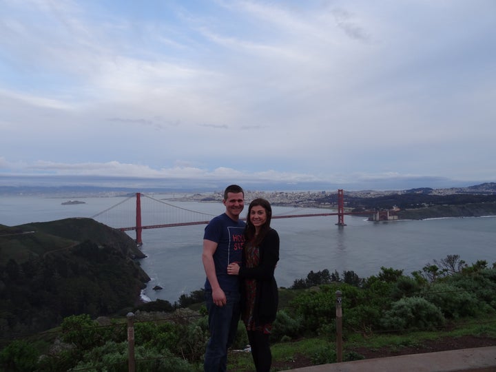 Us at the Golden Gate Bridge, San Francisco