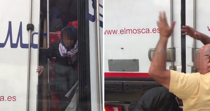 <strong>Police attended the scene and said four suspected migrants had been located and passed over to immigration officials from the Home Office </strong>